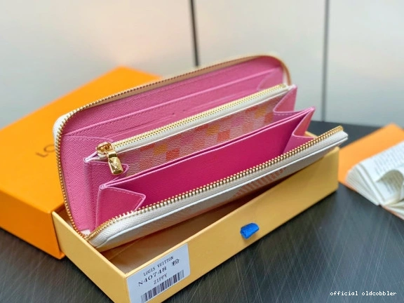 Official oldcobbler WALLET-19.5*10.5*2.5 VUITTON LOUIS cm ZIPPY 0728
